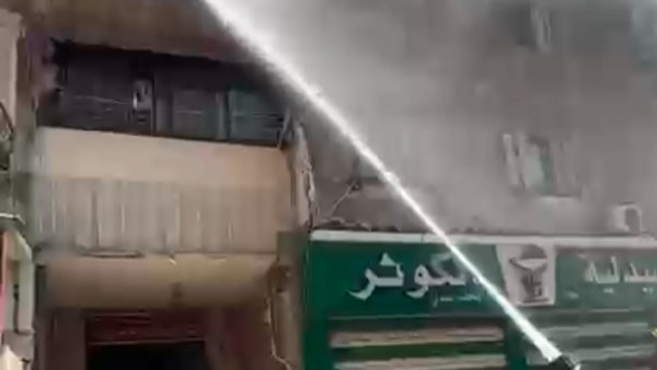 السيطرة على حريق وإنقاذ عقار سكني بمنطقة الجيزة في بورسعيد