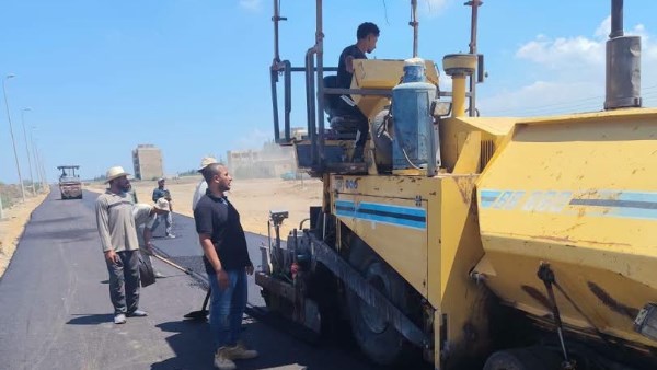 استجابة سريعة لتوجيهات محافظ بورسعيد بتكثيف معدلات التنفيذ وإنجاز المشروع وفق الجدول الزمني