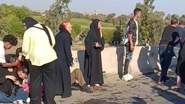 جانب من الحادث 
