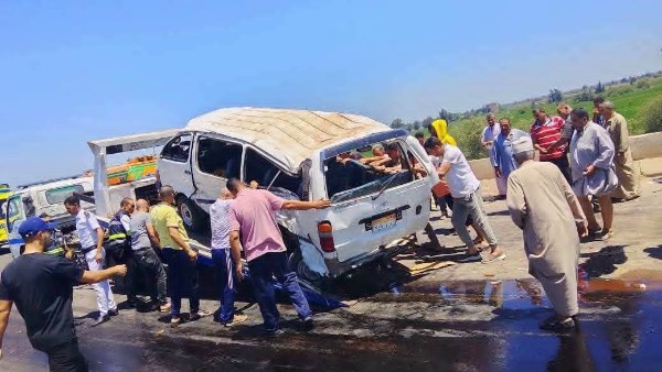 إصابة 10 اشخاص بالغربية 