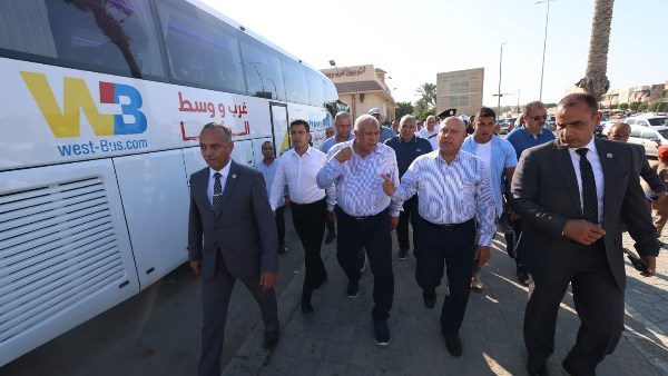 وزير النقل ومحافظ مرسي مطروح 