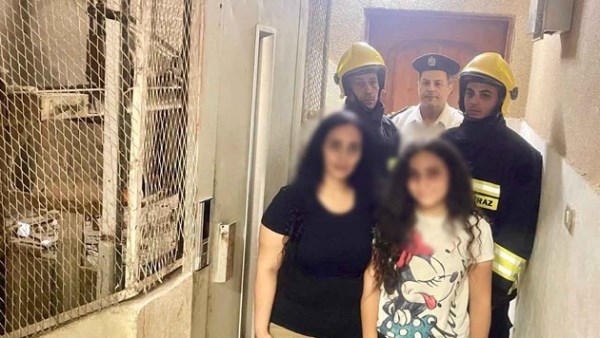 الأمن ينقذ سيدة وبناتها بعد احتجازهم داخل مصعد بالفيوم الأمن ينقذ سيدة وبناتها بعد احتجازهم داخل مصعد بالفيوم