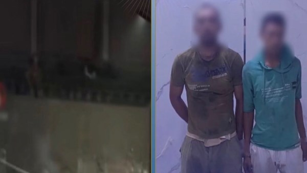 القبض على شخصين حاولا سرقة عامود حديدي بجوار مترو الأنفاق في القاهرة