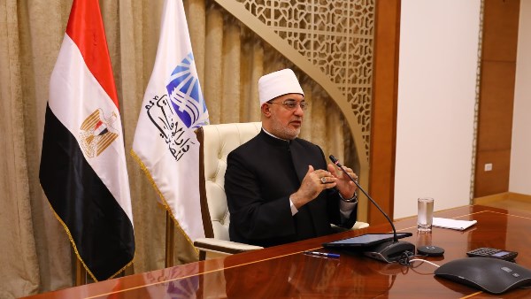 مفتي الجمهورية خلال المحاضرة