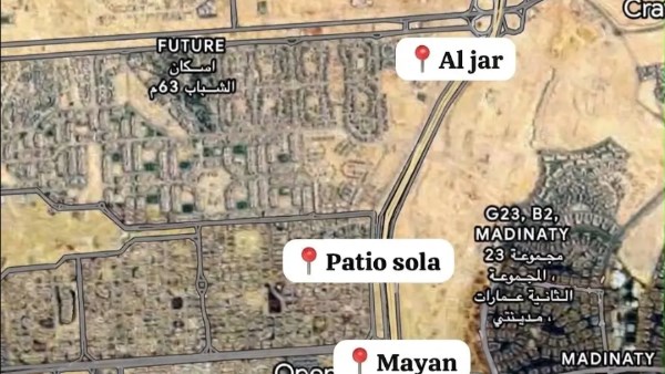 ثلاثة كمبوندات متجاورة