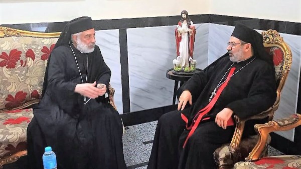 الأنبا باسيليوس فوزي والأنبا توما حبيب 