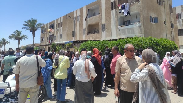 طلاب جنوب سيناء عقب الخروج من اللجان 