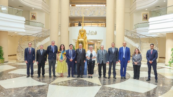 النائب العام يلتقي وفد اللجنة الفرعية لحقوق الإنسان بالبرلمان الأوروبي