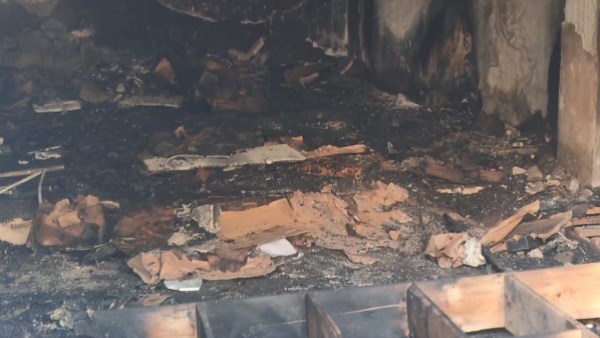 حريق معرض بالمنوفية
