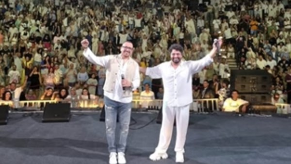 حميد الشاعري وهشام عباس 