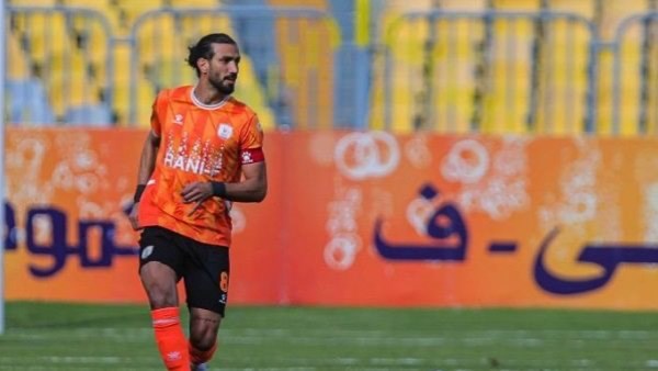 رامي صبري لاعب فريق نادي فاركو 