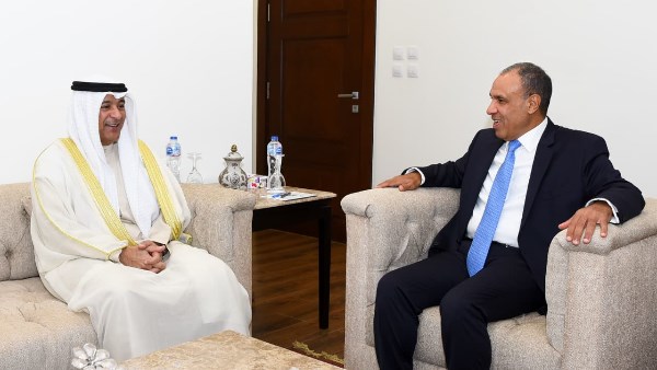 وزير الخارجية يلتقي بـ الأمين العام لمجلس التعاون لدول الخليج العربية 