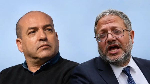 بن غفير و المذيع الاسرائيلي إيال بيركوفيتش