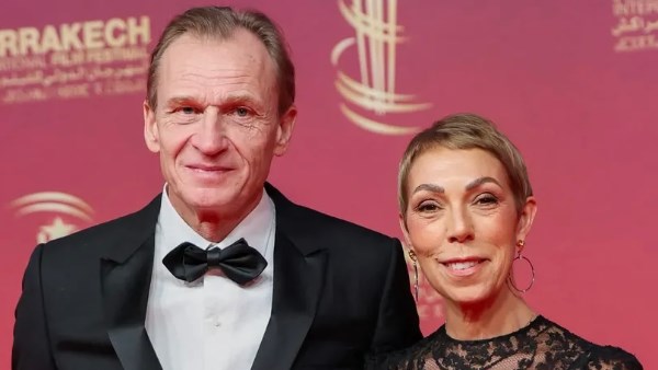 المنتج السينمائي الفرنسي نيكولا ألتماير، والسيدة ماتيلد فافييه