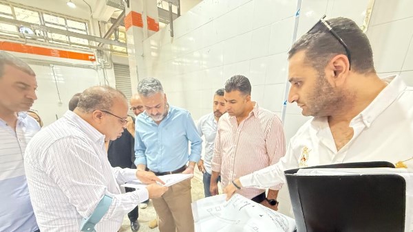 نائب محافظ السويس يتفقد المجزر الآلي بقرية الألبان الجديدة استعدادا لافتتاحة