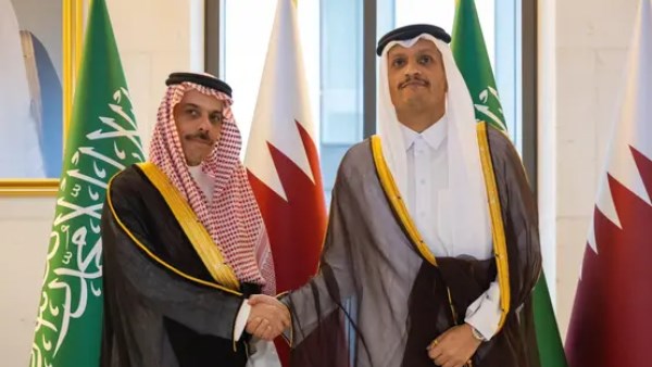 وزير الخارجية السعودي ونظيره القطري