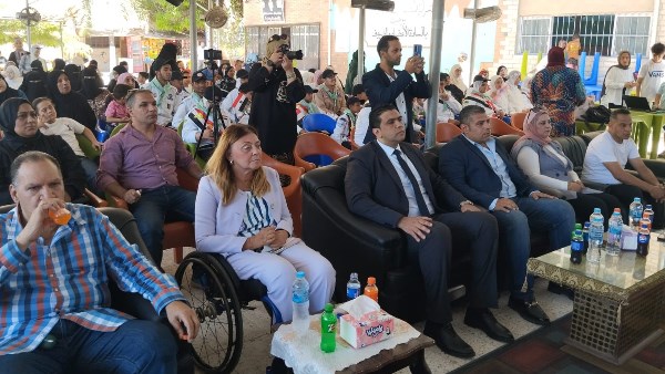إيمان كريم تشهد مهرجان الإبداع والابتكار لذوي الإعاقة 