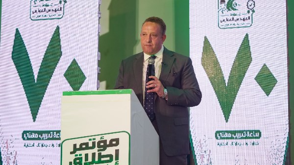 نقيب المهندسين محمد عبد الغني خلال كلمته 