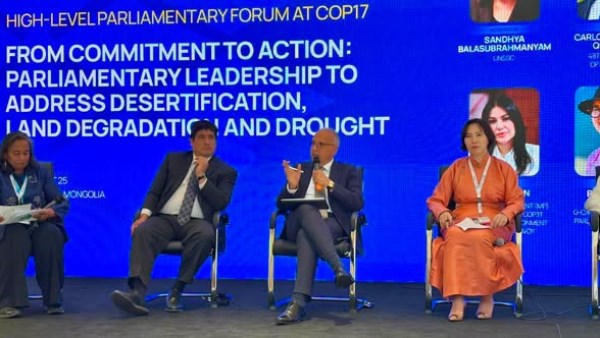 وزير الري يشارك في المنتدى البرلماني رفيع المستوى ضمن فعاليات مؤتمر COP17 للتصحر 