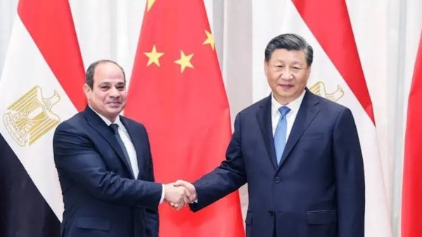 الرئيس السيسي والرئيس الصيني