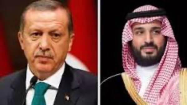 ولي العهد السعودي ورئيس تركيا يبحثان تطورات الأوضاع بالمنطقة ولي العهد السعودي ورئيس تركيا يبحثان تطورات الأوضاع بالمنطقة