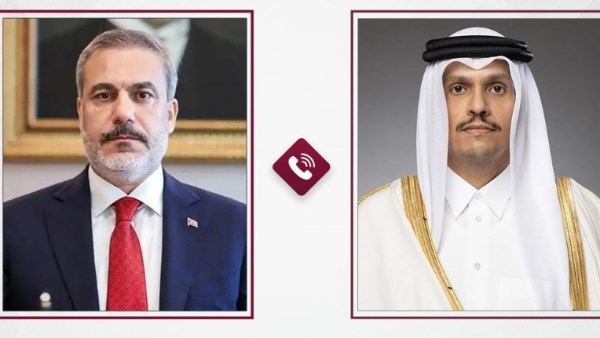 وزيرا خارجية قطر وتركيا 