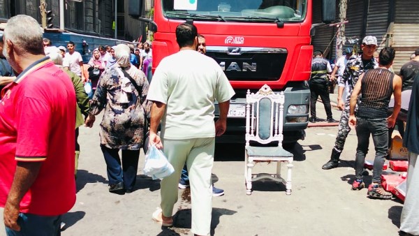 صورة من موقع الحريق