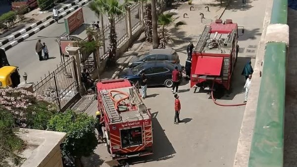 حريق مستشفى كفر الزيات 