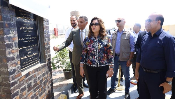وزيرة التنمية المحلية والبيئة ومحافظ القليوبية 