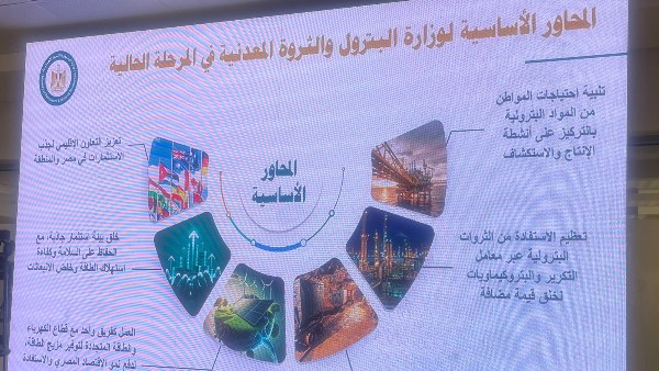 المحاور الأساسية لوزارة البترول