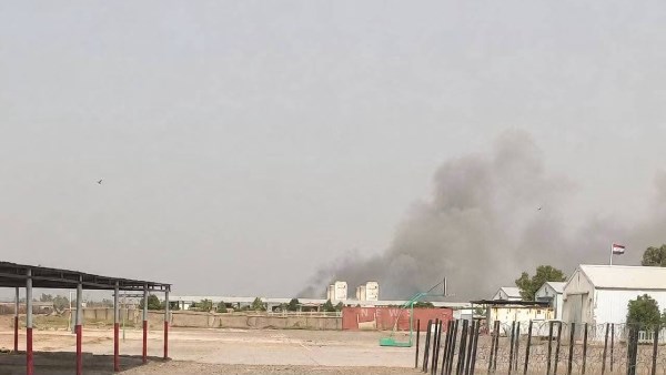 جانب من الانفجار 