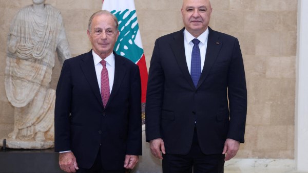 عون والسفير الأمريكي لدى لبنان 