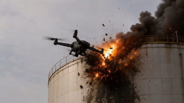 غرفة عمليات مصفاة الزاوية: انفجار مستودعات المصفاة نجم عن هجوم بمسيرة