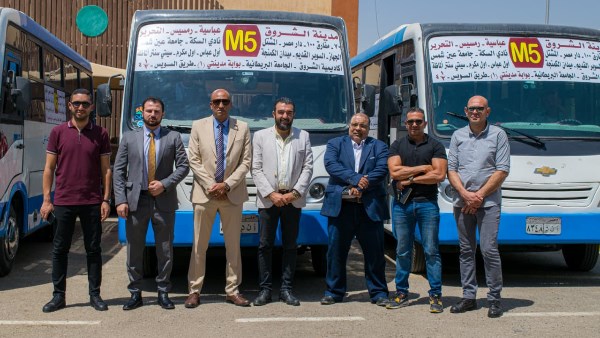 تشغيل عدد من خطوط المواصلات الجديدة