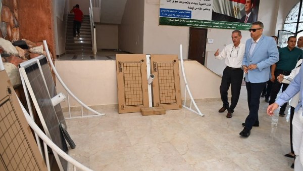 المحافظ خلال جولة المتابعة 