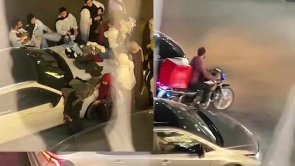  سيارة يترك بائع ملابس يستغل سيارته حتى يبيع بضاعته