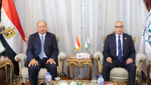 رئيس مجلس الدولة يستقبل الدكتور شريف خاطر