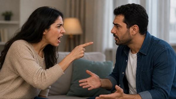 مشاجرة بين زوجين