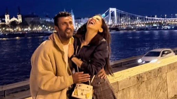 مي عمر تحتفل بعيد ميلاد محمد سامي بطريقة رومانسية