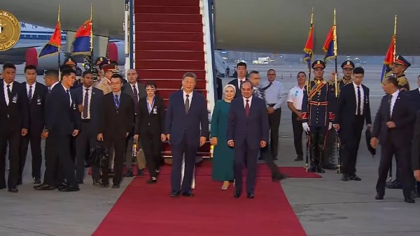 الرئيس السيسي ونظيره الصيني 
