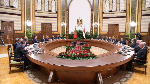 الرئيس السيسي والرئيس شي 