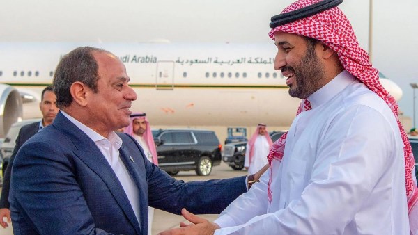 الرئيس السيسي وولي العهد السعودي 