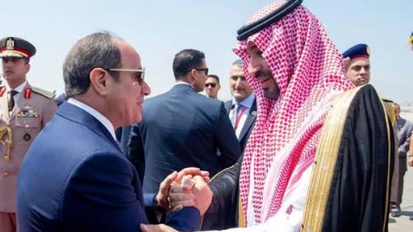 الرئيس السيسي وولي العهد السعودي 