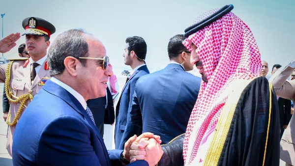 الرئيس السيسي وولي العهد السعودي 