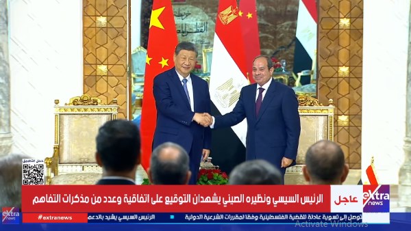 الرئيس السيسي وشي جين بينج