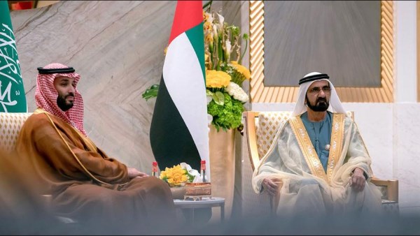 ولي العهد السعودي و الشيخ محمد بن راشد