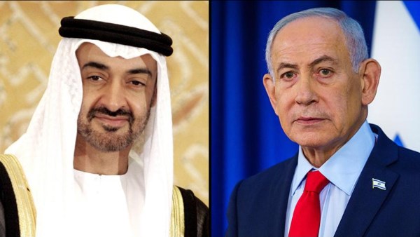 نتنياهو والشيخ محمد بن زايد 