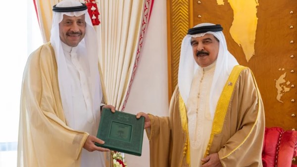 عاهل البحرين و  خادم الحرمين الشريفين