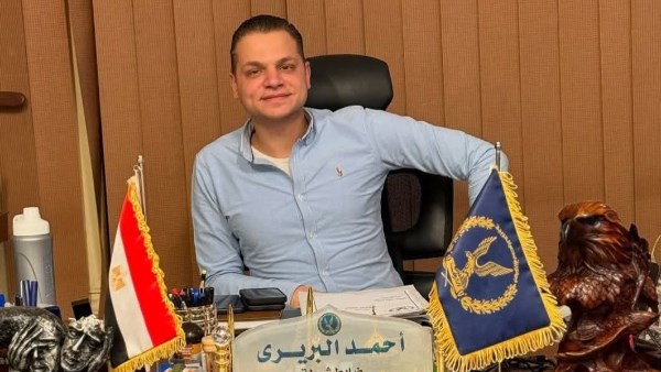 الرائد أحمد البريري رئيس مباحث مركز شرطة طهطا 