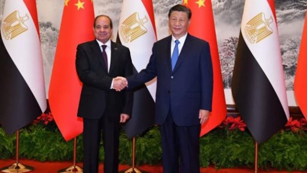 الرئيس السيسي ونظيره الصيني شي جين بينج،  صورة ارشيفية 